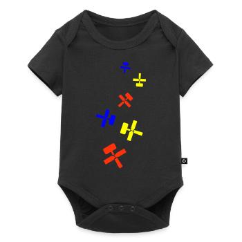Icône d’outil - Body à manches courtes Premium Bébé - noir - Devant