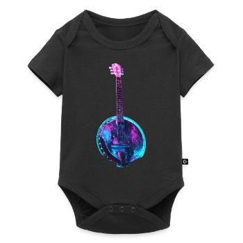 Banjo - Baby Premium short-sleeve bodysuit - black - Front