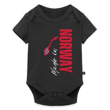 Made in Norway, I love Norway - Baby Premium short-sleeve bodysuit - black - Front
