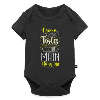 Profession de cuisinier Chef Chapeau Cuisinier - Body à manches courtes Premium Bébé - noir - Devant