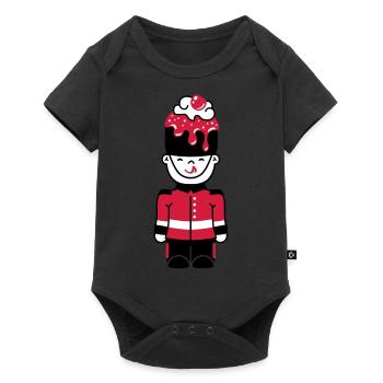 Chemise de bébé - Londres - Sweet royale 3C - Body à manches courtes Premium Bébé - noir - Devant