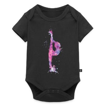 gymnast - Baby Premium short-sleeve bodysuit - black - Front