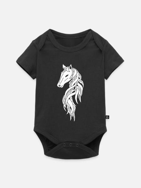 Schimmel - Baby Premium Kurzarmbody - Schwarz