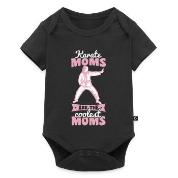 Karate Mother - Baby Premium short-sleeve bodysuit - black - Front