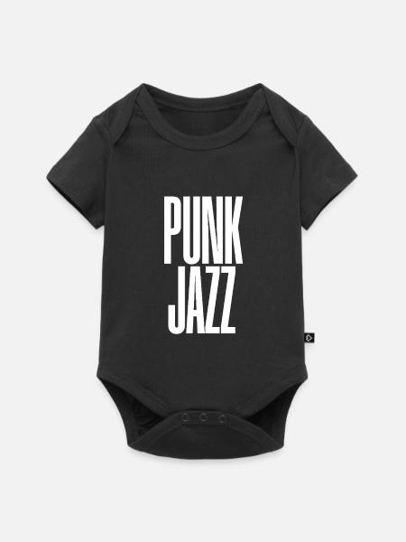 Punk Jazz Bold Typografie - Baby Premium Kurzarmbody - Schwarz