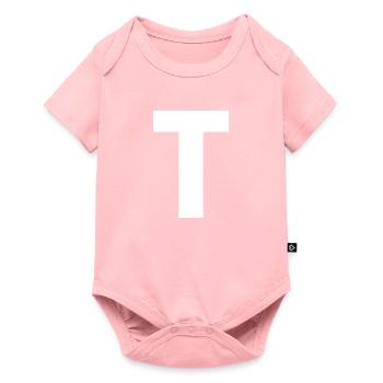 T - Body à manches courtes Premium Bébé - rose - Devant