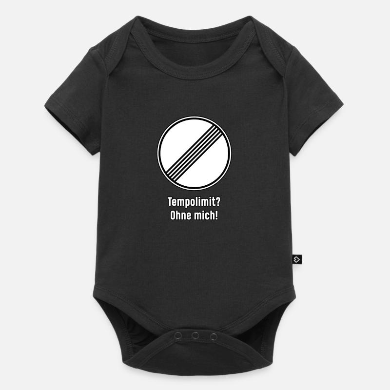 Tempolimit - Baby Premium Kurzarmbody - Schwarz