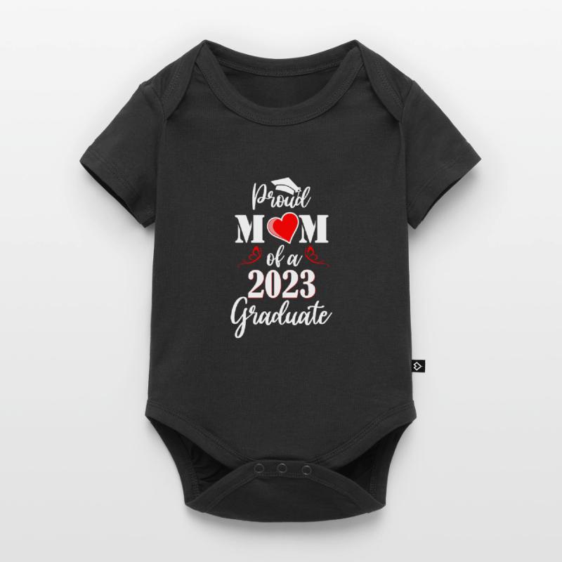Stolze Mutter eines Absolventen der Klasse 2023 Baby Premium Kurzarmbody