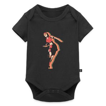Roller Skating Roller Skates Inline Skates Girls - Baby Premium short-sleeve bodysuit - black - Front