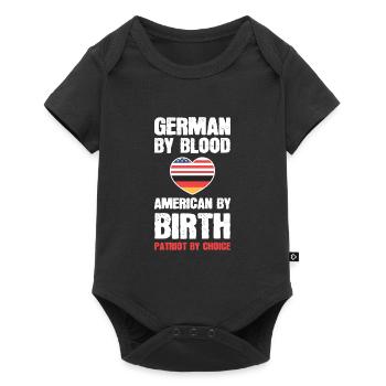 Américain Allemand - Body à manches courtes Premium Bébé - noir - Devant