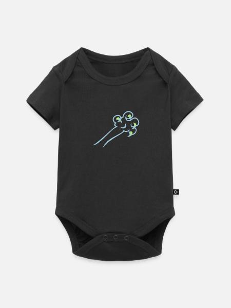 claws / Krallen (2c) - Baby Premium Kurzarmbody - Schwarz