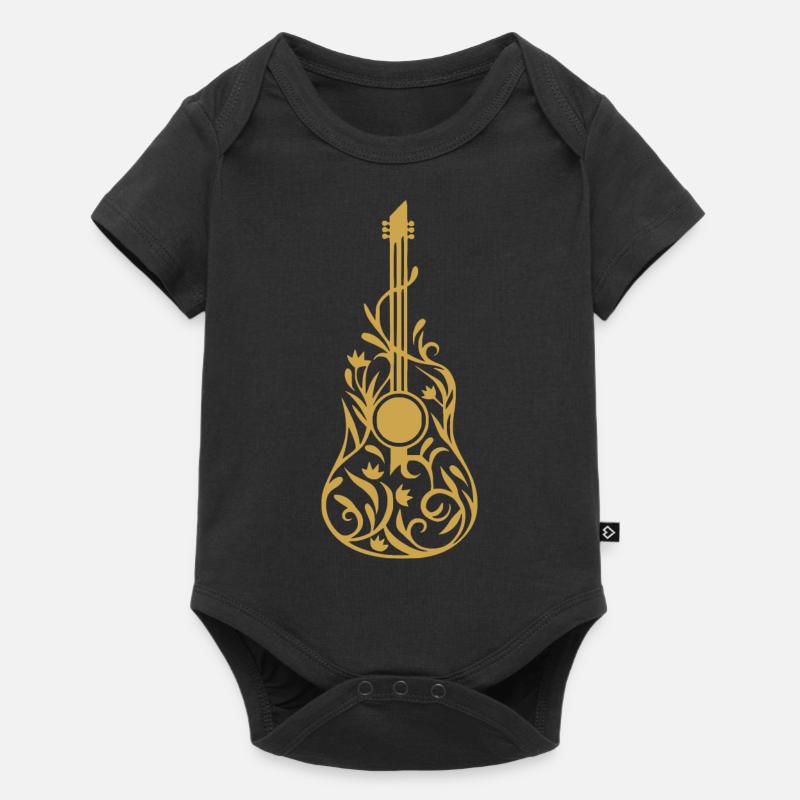 Guitare - Body à manches courtes Premium Bébé - noir