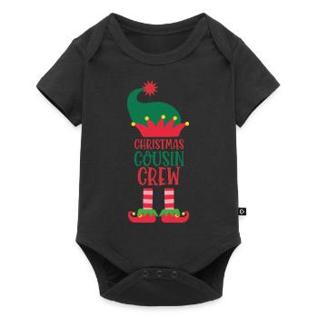 Équipage de Christmas Cousin - Body à manches courtes Premium Bébé - noir - Devant