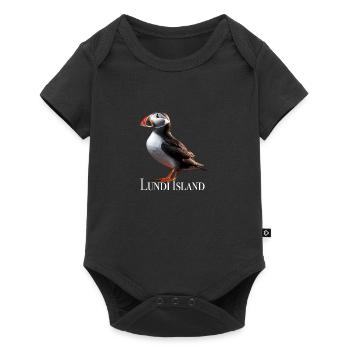 Lundi Island - Baby Premium short-sleeve bodysuit - black - Front