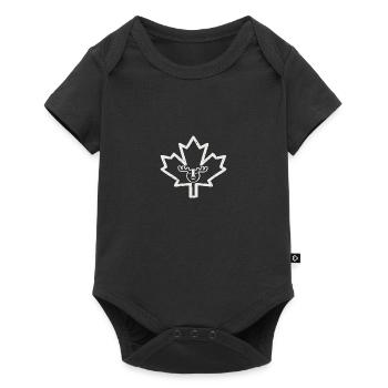 Bienvenue au Canada - Body à manches courtes Premium Bébé - noir - Devant