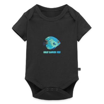 GREAT BARRIER REEF - Baby Premium short-sleeve bodysuit - black - Front