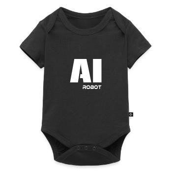 Robot IA - Body à manches courtes Premium Bébé - noir - Devant