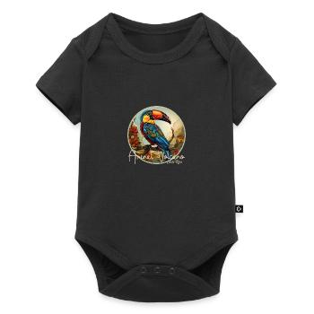 Arenal Volcano Costa Rica - Baby Premium short-sleeve bodysuit - black - Front