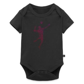 Women's Fistball Games Men's Fistball Player - Baby Premium short-sleeve bodysuit - black - Front