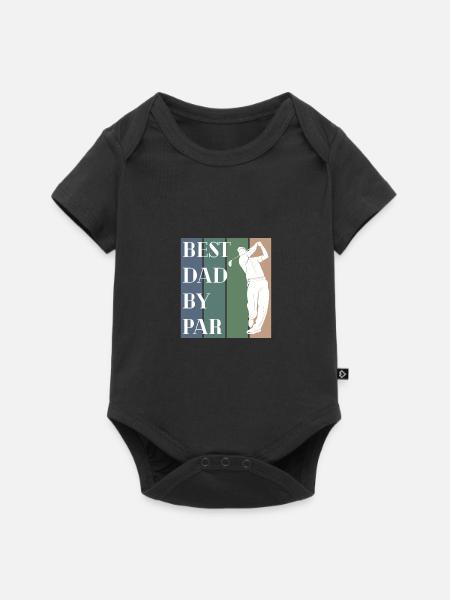Golf Golfer Putter Golfschläger Geschenk - Baby Premium Kurzarmbody - Schwarz