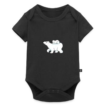 Polar Bear - Body à manches courtes Premium Bébé - noir - Devant