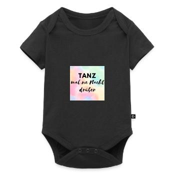 Tanzen dance lustig Tänzer Outfit Geschenk - Baby Premium Kurzarmbody - Schwarz - Vorne