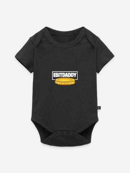 EBITDaddy - Baby Premium Kurzarmbody - Schwarz