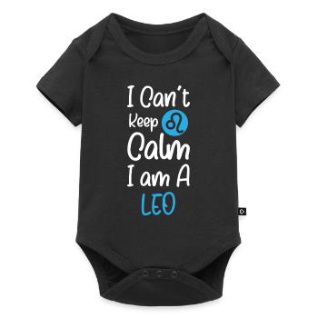 Horoscope Juillet Zodiaque - Body à manches courtes Premium Bébé - noir - Devant