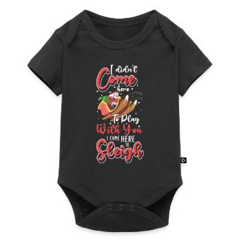Sport Christmas Winter Holiday Slope - Baby Premium short-sleeve bodysuit - black - Front