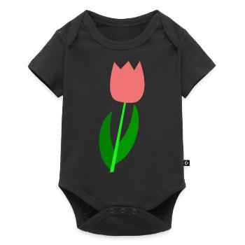 Tulip Netherlands - Baby Premium short-sleeve bodysuit - black - Front