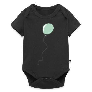 balloon - Baby Premium short-sleeve bodysuit - black - Front