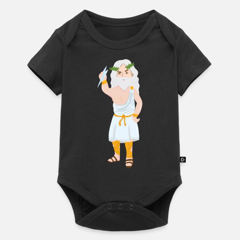 Zeus - Body à manches courtes Premium Bébé - noir