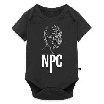 NPC Design Gamer funny Geschenk - Baby Premium Kurzarmbody - Schwarz - Vorne