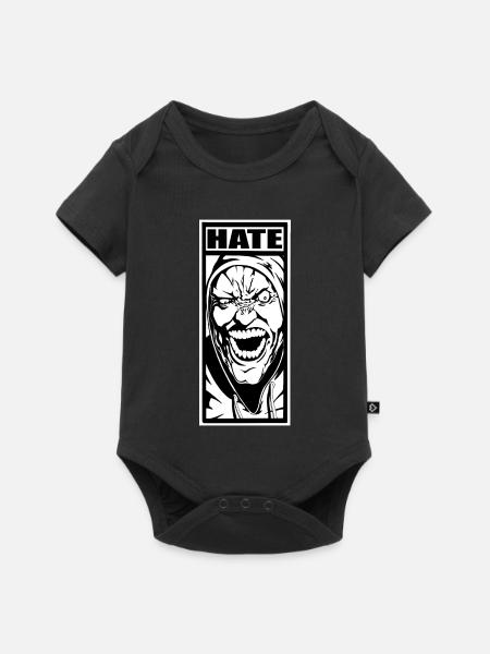Hate - Baby Premium short-sleeve bodysuit - black