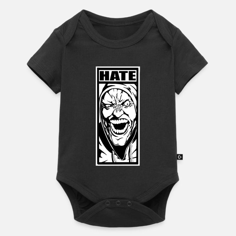 Hate - Baby Premium short-sleeve bodysuit - black