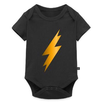 Eclair foudre - Body à manches courtes Premium Bébé - noir - Devant