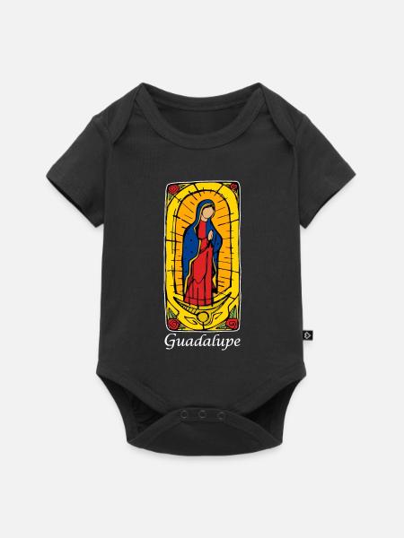 Guadeloupe (dunkel) - Baby Premium Kurzarmbody - Schwarz