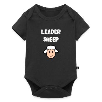 Leadersheep - Body à manches courtes Premium Bébé - noir - Devant