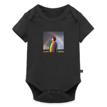 Love for everybody - Baby Premium Kurzarmbody - Schwarz - Vorne