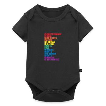 Science Égalité LGBT Pride - Body à manches courtes Premium Bébé - noir - Devant