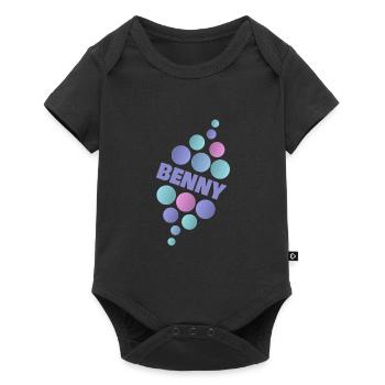 Vorname Benny - Baby Premium Kurzarmbody - Schwarz - Vorne