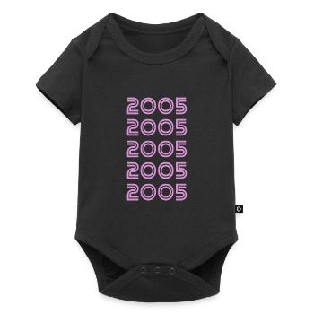 Year: 2005 - Baby Premium short-sleeve bodysuit - black - Front