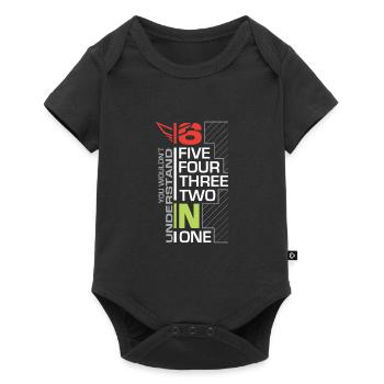 When life gets you down - Motorcycle / Motorrad - Baby Premium short-sleeve bodysuit - black - Front