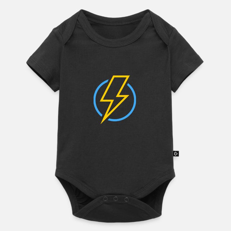 Blitz - Baby Premium Kurzarmbody - Schwarz