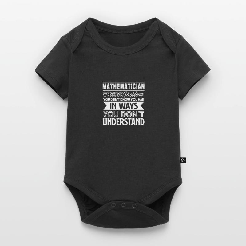 Mathematician Mathematician Solves Problems Baby Premium short-sleeve bodysuit