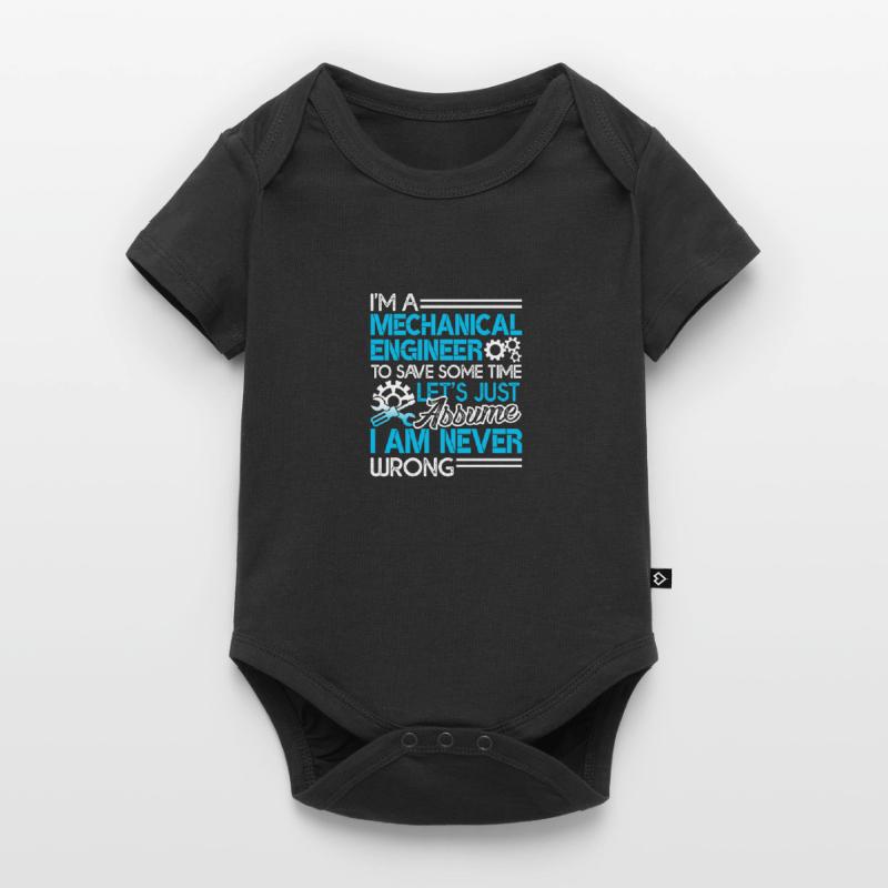 Mechanical Engineer I'm Never Wrong Baby Premium short-sleeve bodysuit