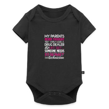 Pharmacy Technician Need Pharmacy Technician - Baby Premium short-sleeve bodysuit - black - Front