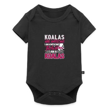 Koala Koalas Are Awesome - Baby Premium short-sleeve bodysuit - black - Front