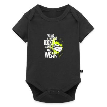 7 Days Without Hockey Makes One Weak - Baby Premium short-sleeve bodysuit - black - Front