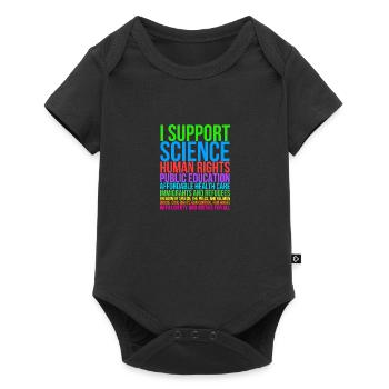 I Support Science - Baby Premium short-sleeve bodysuit - black - Front